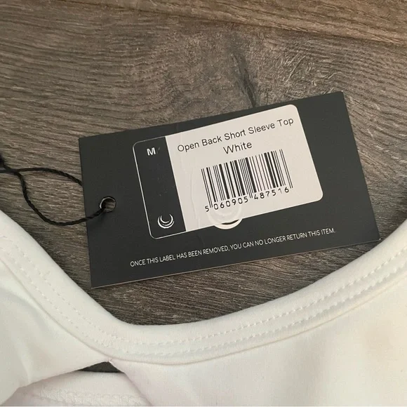 Lazuli Label | Nola Open Back Short Sleeve Top NWT - Picture 3 of 3